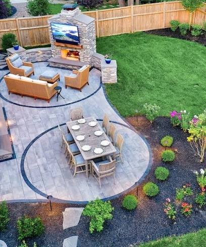 Custom Hardscape design in Henrico, VA